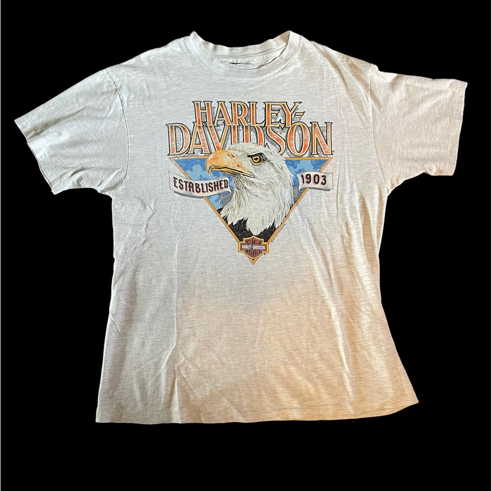 RARE Vintage 1991 Harley Davidson Eagle Graphic